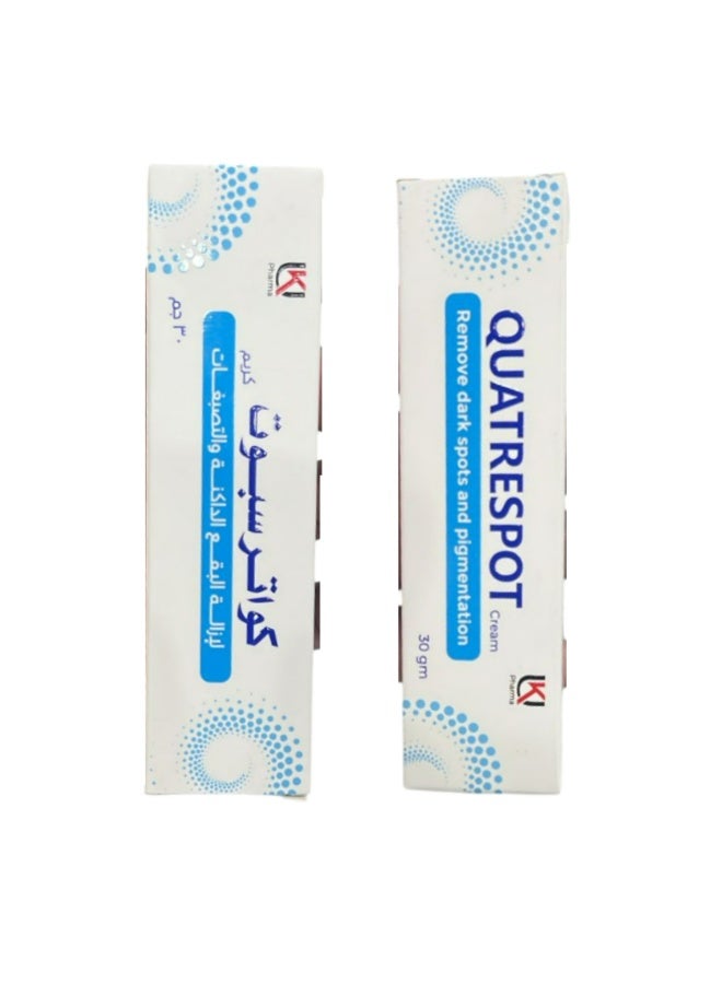 Melano Pharma Quatrespot Remove Dark Spots And Pigmentation 30g 2 Pcs - Image 1